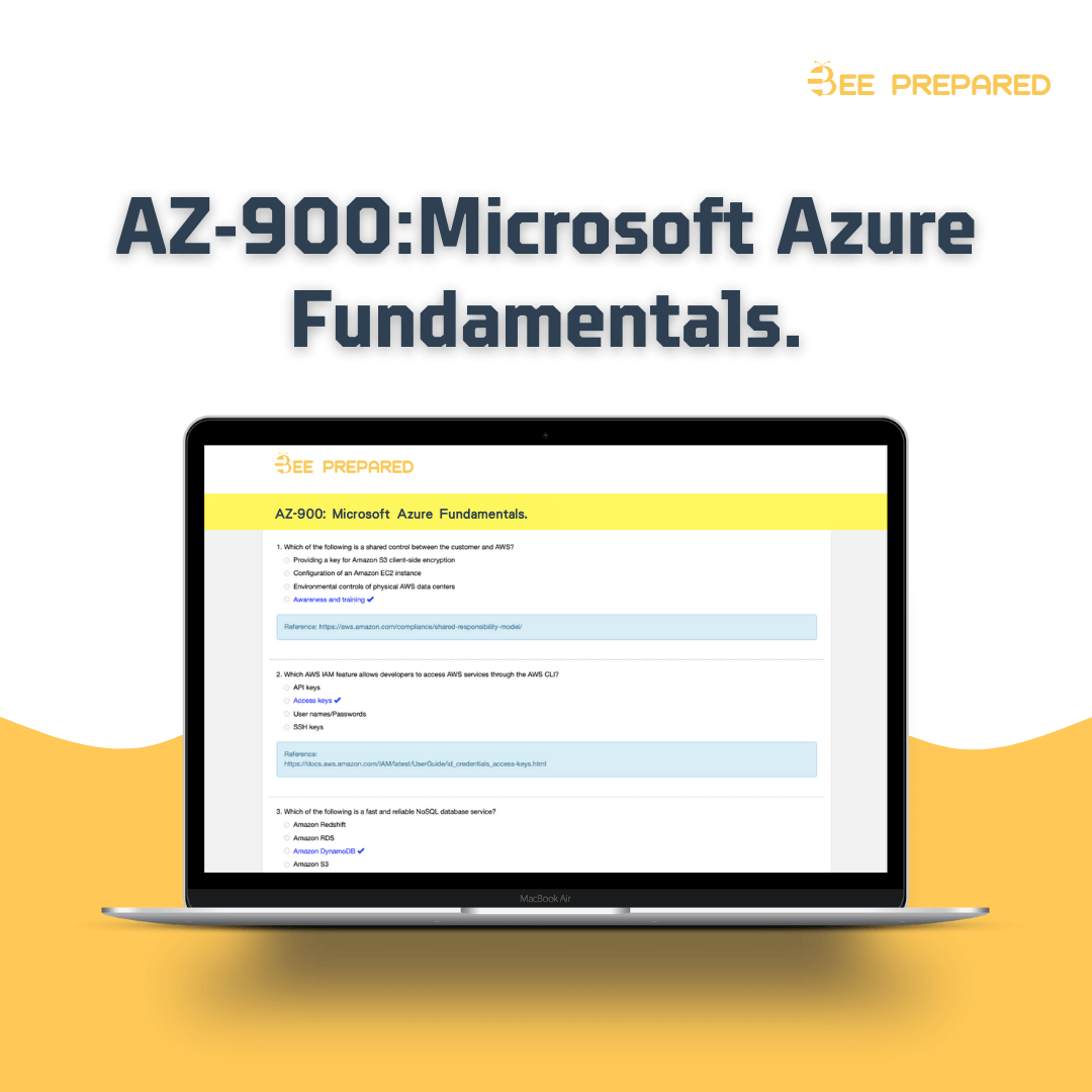 Read more about the article AZ-900 Microsoft Azure Fundamentals 免費試題