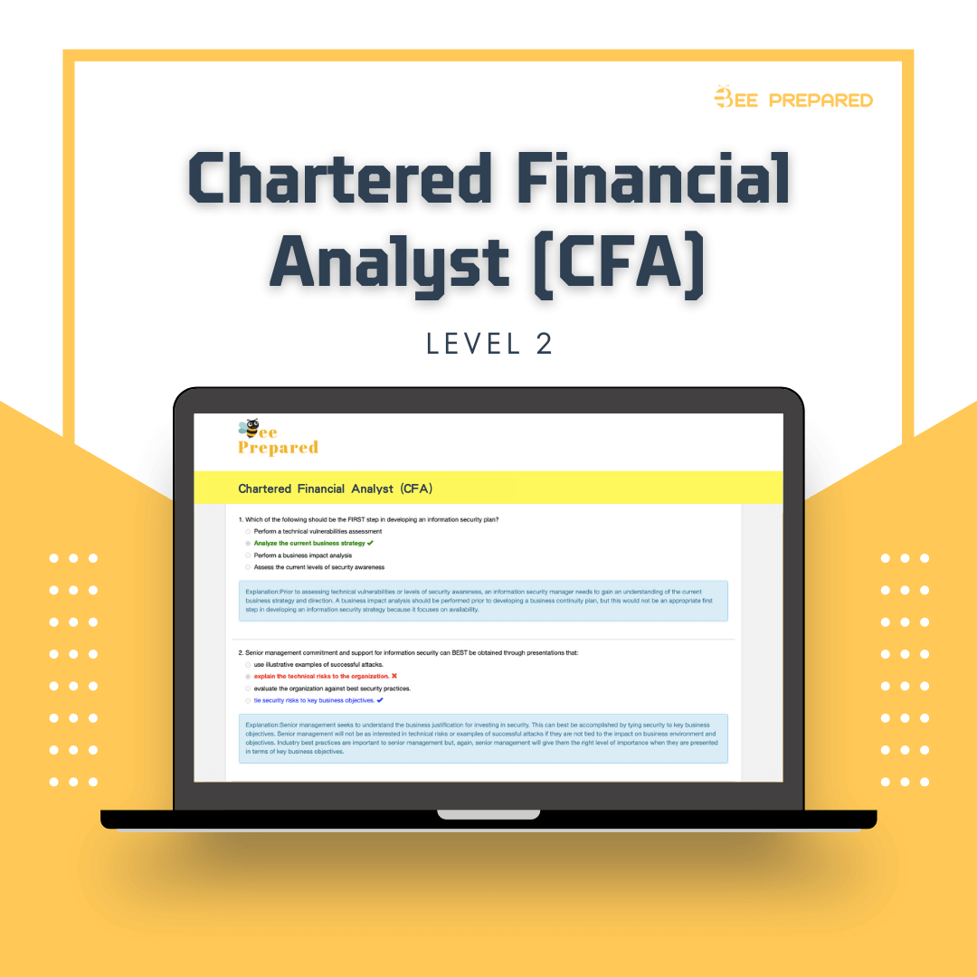 Read more about the article Chartered Financial Analyst (CFA) Level 2 免費試題